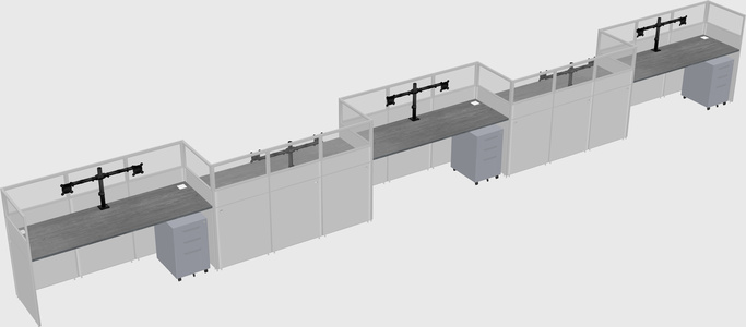 Cabines rectangulaires