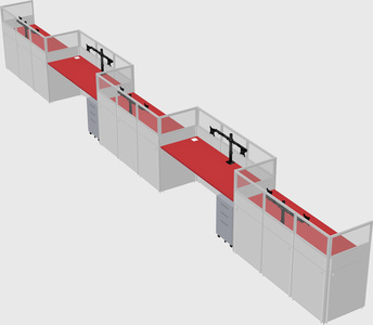 Rectangular cubicles