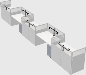 Rectangular cubicles