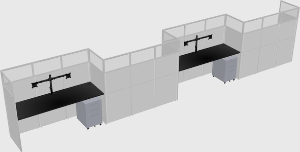 Rectangular cubicles