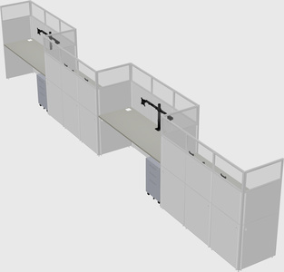 Rectangular cubicles