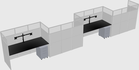 Cabines rectangulaires