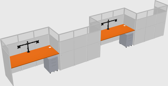 Rectangular cubicles