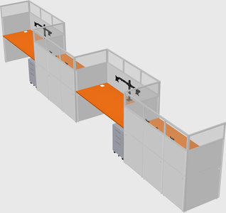 Rectangular cubicles