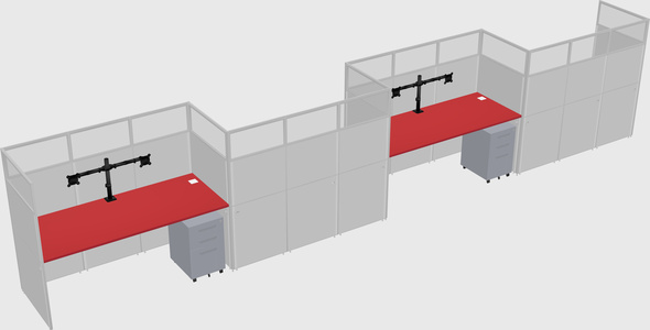 Rectangular cubicles
