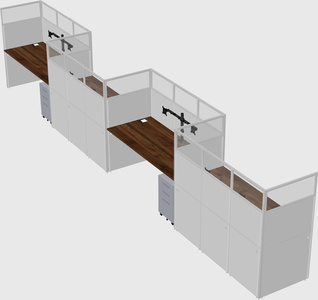 Rectangular cubicles