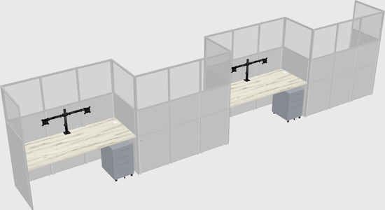 Rectangular cubicles