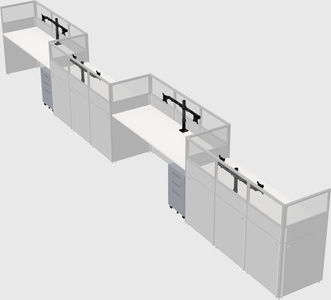 Rectangular cubicles