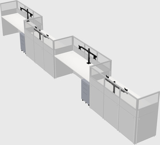 Rectangular cubicles