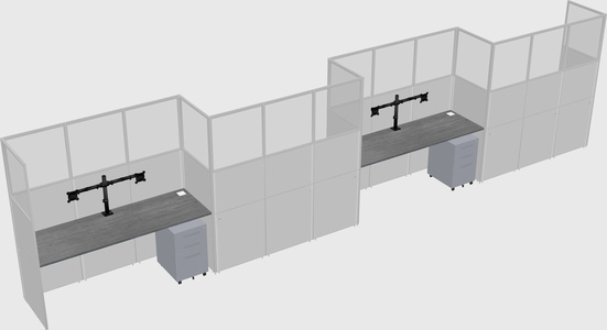 Rectangular cubicles