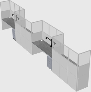 Rectangular cubicles