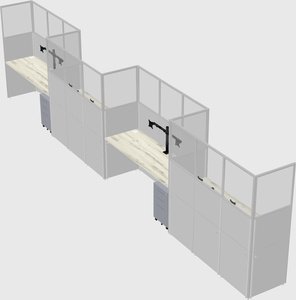 Rectangular cubicles