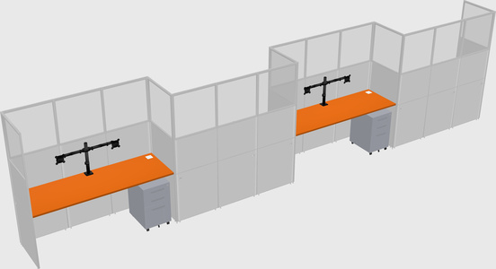 Rectangular cubicles