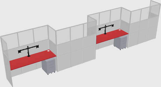 Rectangular cubicles