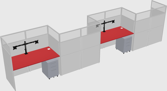 Rectangular cubicles