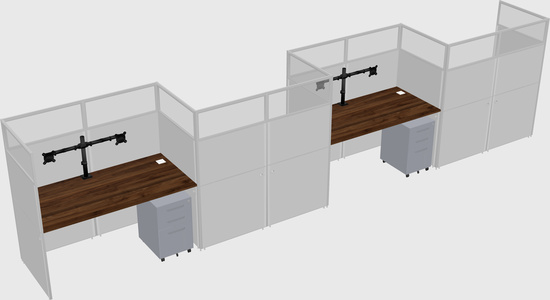 Rectangular cubicles