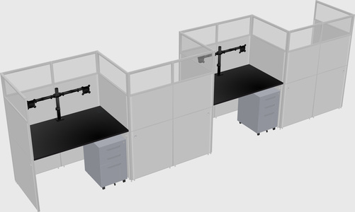 Rectangular cubicles