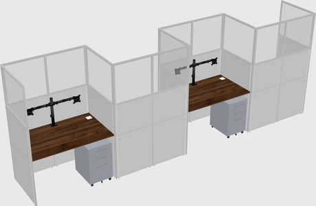 Rectangular cubicles