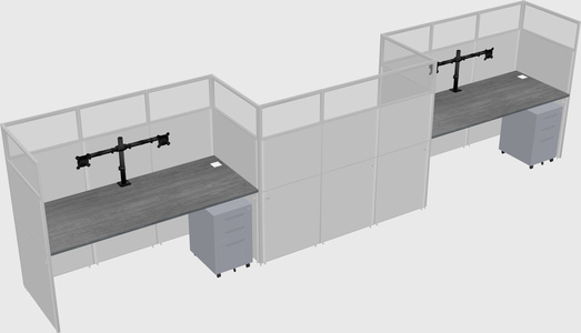 Rectangular cubicles