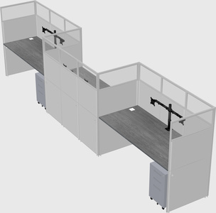 Rectangular cubicles