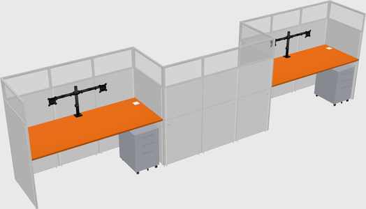 Rectangular cubicles
