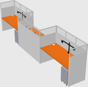 Rectangular cubicles