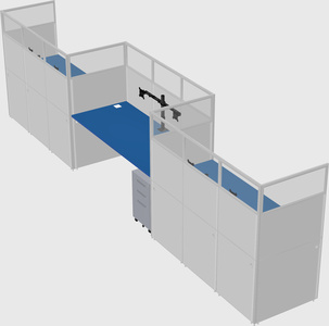 Rectangular cubicles