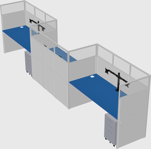 Rectangular cubicles