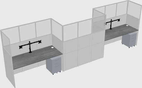 Rectangular cubicles