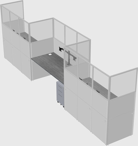 Rectangular cubicles