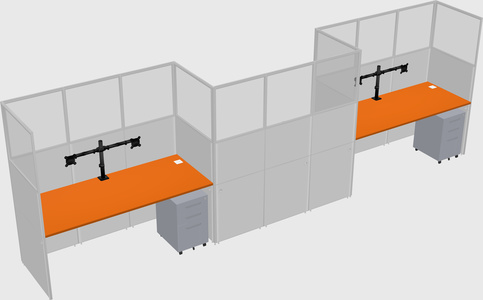 Rectangular cubicles