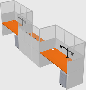 Rectangular cubicles