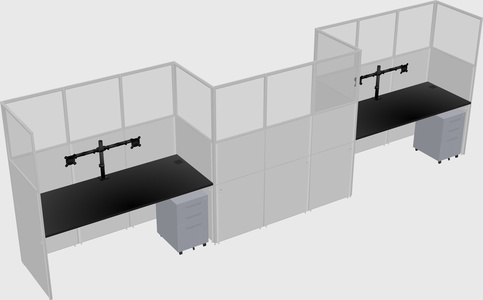 Cabines rectangulaires