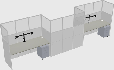 Rectangular cubicles
