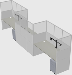 Rectangular cubicles