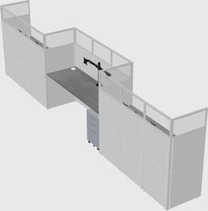 Rectangular cubicles
