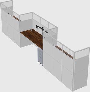 Rectangular cubicles