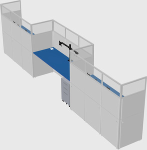 Rectangular cubicles