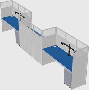 Rectangular cubicles