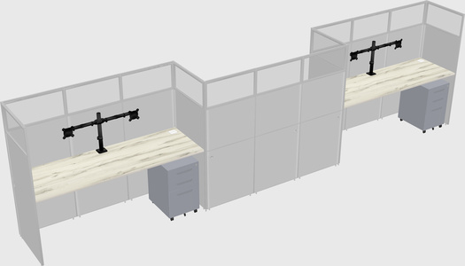 Rectangular cubicles