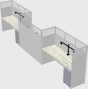 Rectangular cubicles