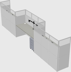 Rectangular cubicles