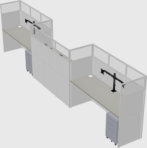 Rectangular cubicles