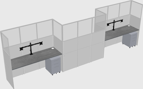 Rectangular cubicles