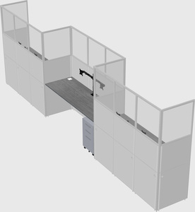 Rectangular cubicles