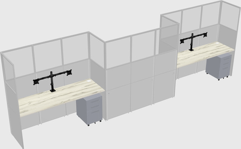 Rectangular cubicles