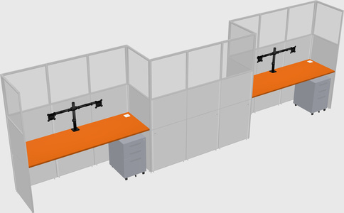 Rectangular cubicles