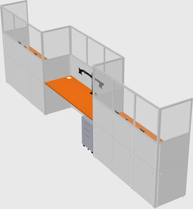 Rectangular cubicles