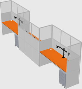 Rectangular cubicles