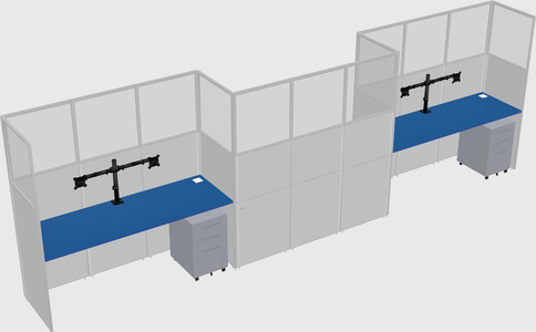 Rectangular cubicles
